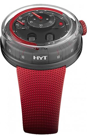 Review Replica HYT H0 X Eau Rouge DLC 048-AD-95-RF-RU watch